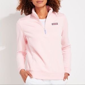 Vineyard Vines Pink half zip size small pullover